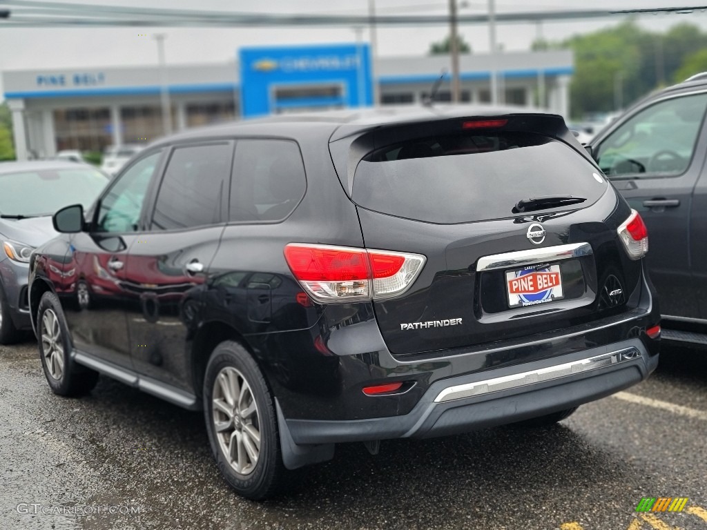 2014 Pathfinder S AWD - Super Black / Charcoal photo #5