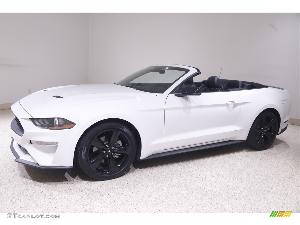 Oxford White 2021 Ford Mustang EcoBoost Premium Convertible Exterior Photo #144637638