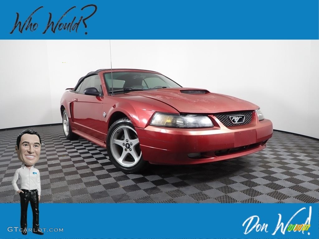 2004 Mustang GT Convertible - Torch Red / Medium Graphite photo #1