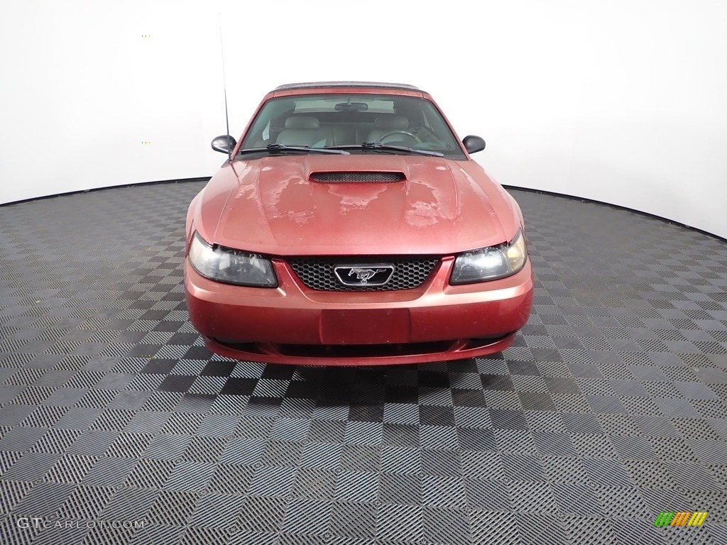 2004 Mustang GT Convertible - Torch Red / Medium Graphite photo #2
