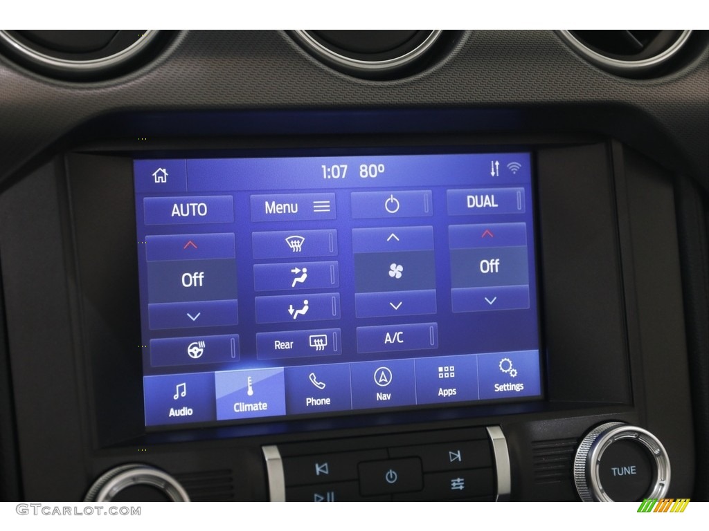 2021 Ford Mustang EcoBoost Premium Convertible Controls Photo #144637776