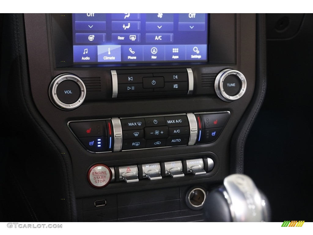 2021 Ford Mustang EcoBoost Premium Convertible Controls Photo #144637809