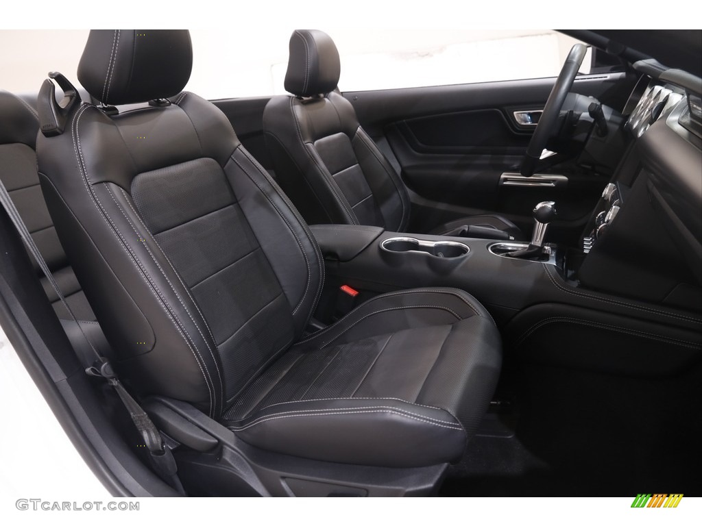 2021 Ford Mustang EcoBoost Premium Convertible Front Seat Photo #144637836