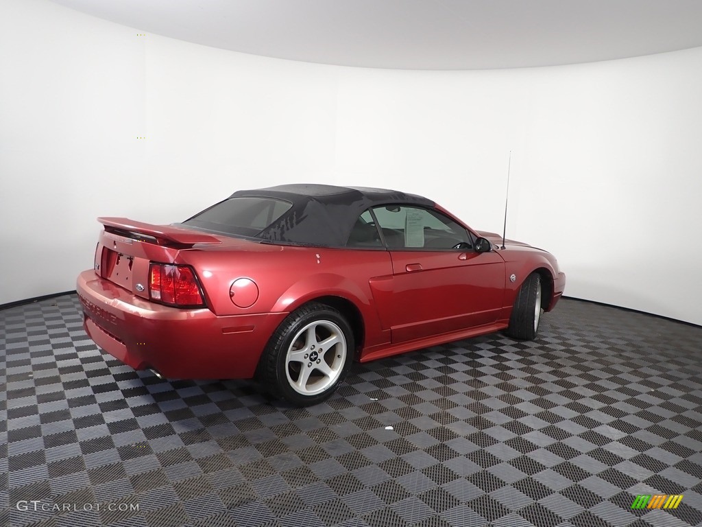 2004 Mustang GT Convertible - Torch Red / Medium Graphite photo #8