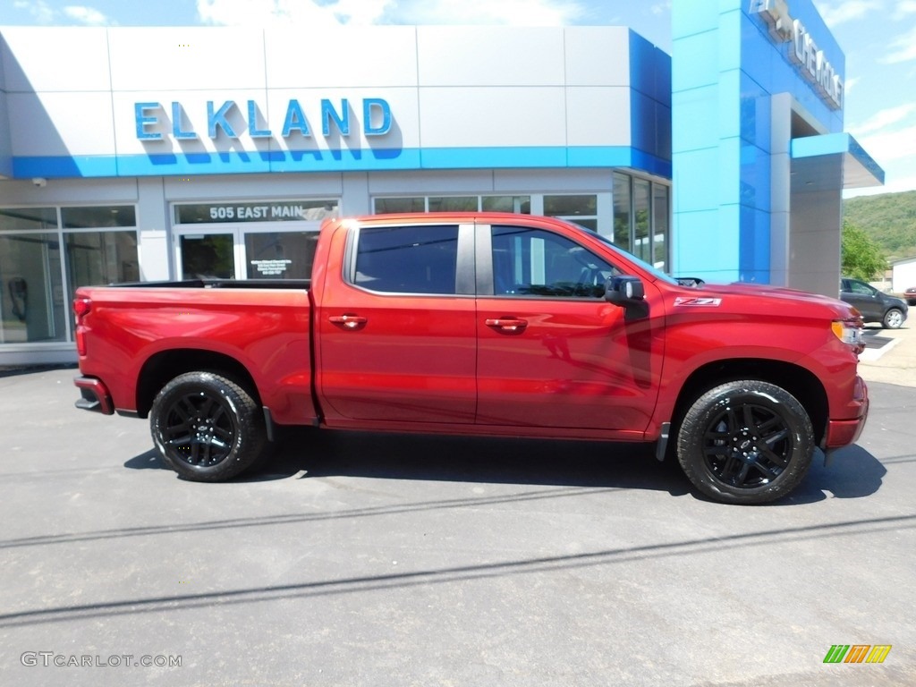 2022 Silverado 1500 RST Crew Cab 4x4 - Cherry Red Tintcoat / Jet Black photo #2