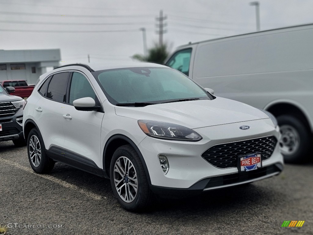 2020 Escape SEL 4WD - Oxford White / Sandstone photo #3