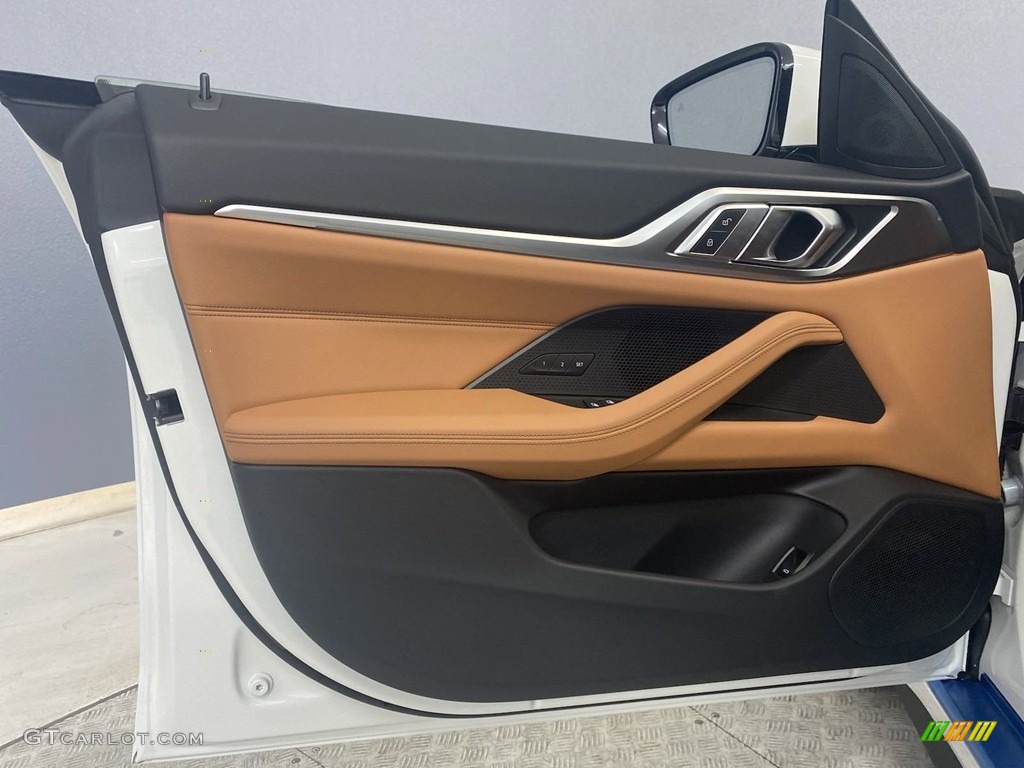 2022 BMW i4 Series eDrive40 Gran Coupe Cognac Door Panel Photo #144639026