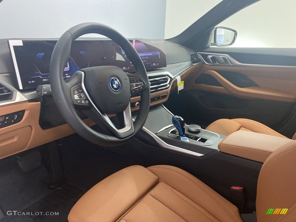 Cognac Interior 2022 BMW i4 Series eDrive40 Gran Coupe Photo #144639066