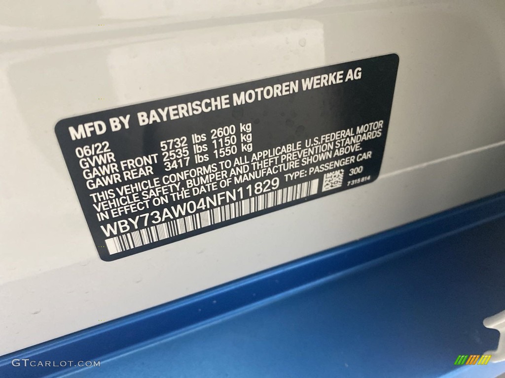 2022 BMW i4 Series eDrive40 Gran Coupe Parts Photos