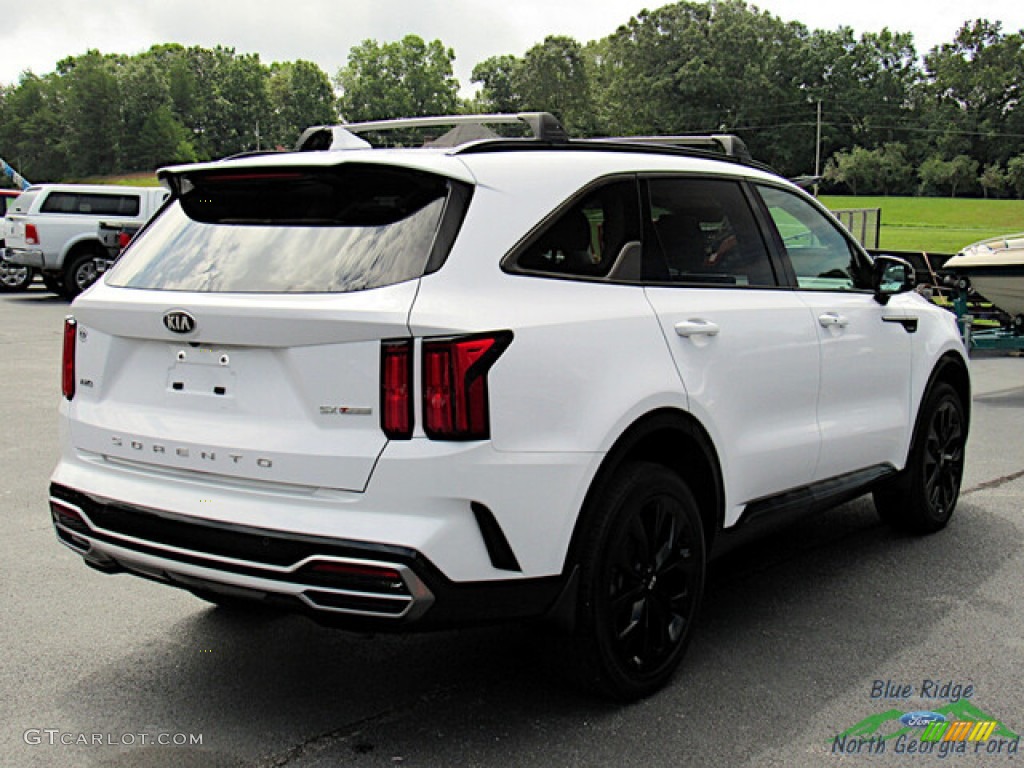 2021 Sorento SX AWD - Glacial White Pearl / Gray photo #5