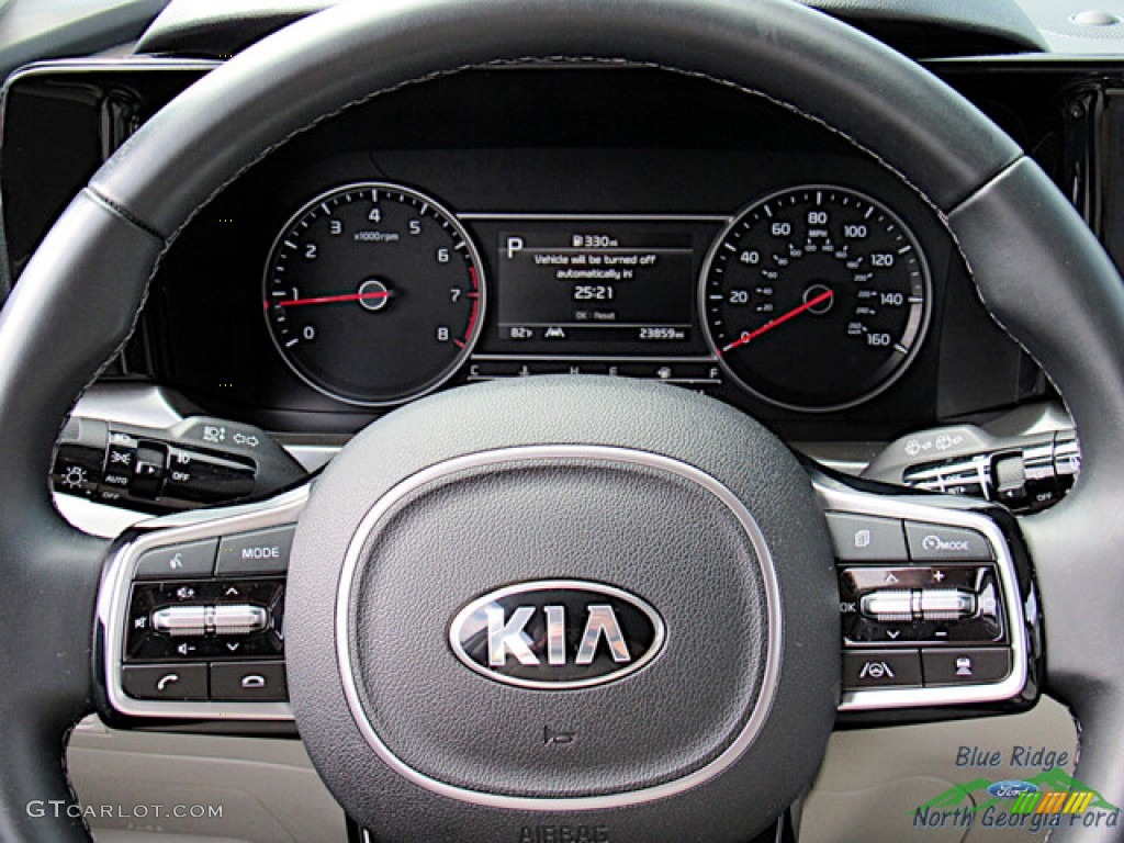 2021 Sorento SX AWD - Glacial White Pearl / Gray photo #19