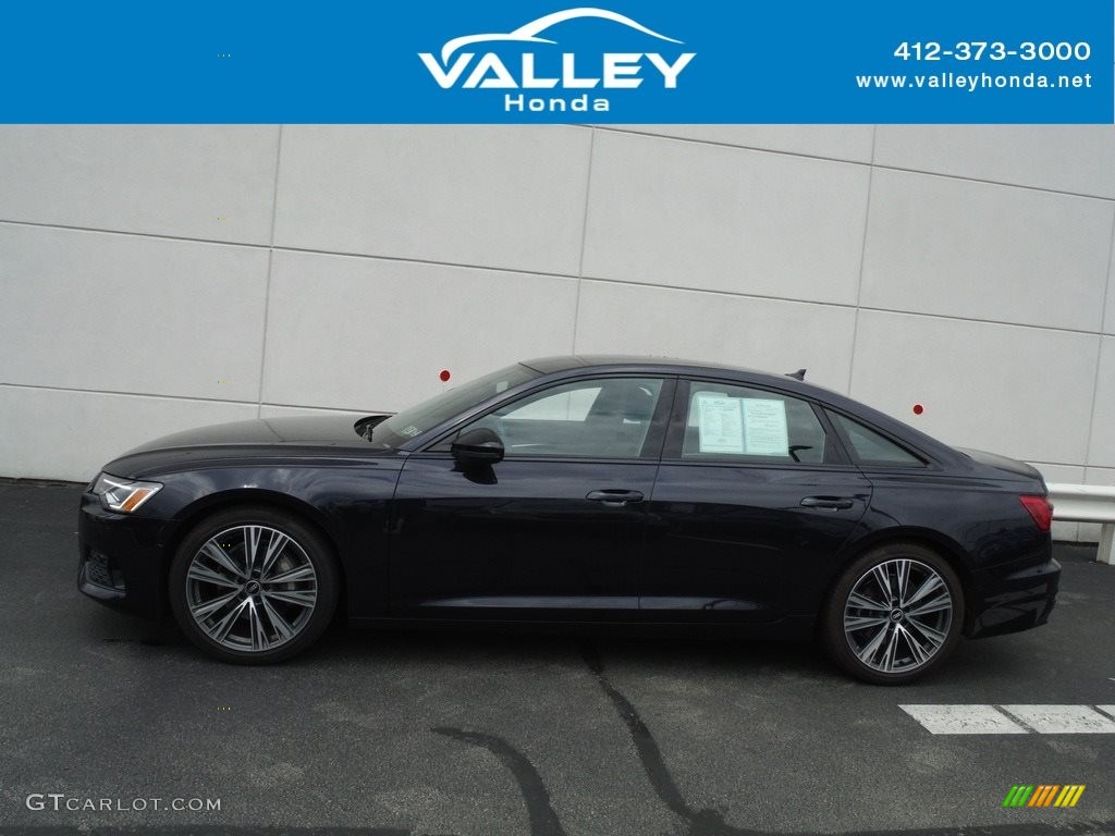 2021 A6 55 Premium quattro - Firmament Blue Metallic / Black photo #2