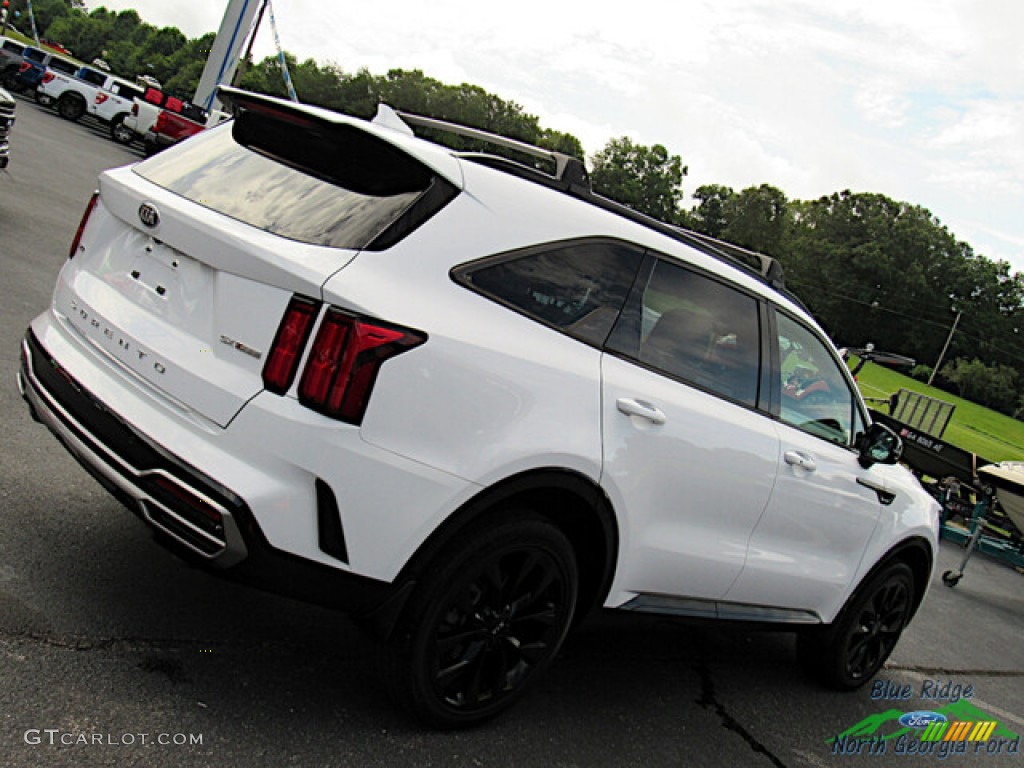 2021 Sorento SX AWD - Glacial White Pearl / Gray photo #30