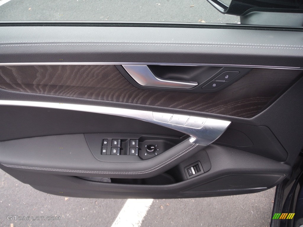 2021 Audi A6 55 Premium quattro Black Door Panel Photo #144639855