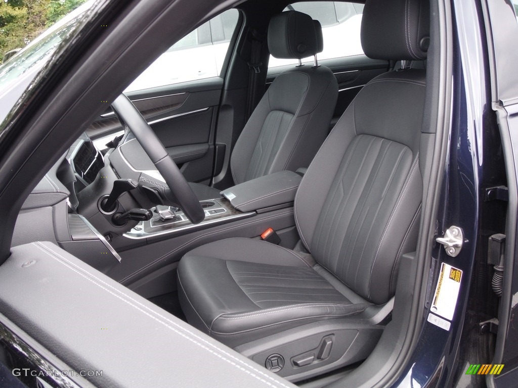 Black Interior 2021 Audi A6 55 Premium quattro Photo #144639876
