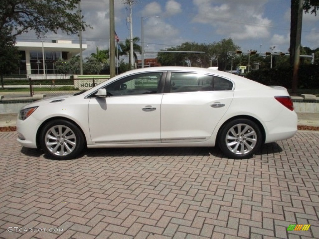 White Frost Tricoat 2015 Buick LaCrosse Leather Exterior Photo #144640296