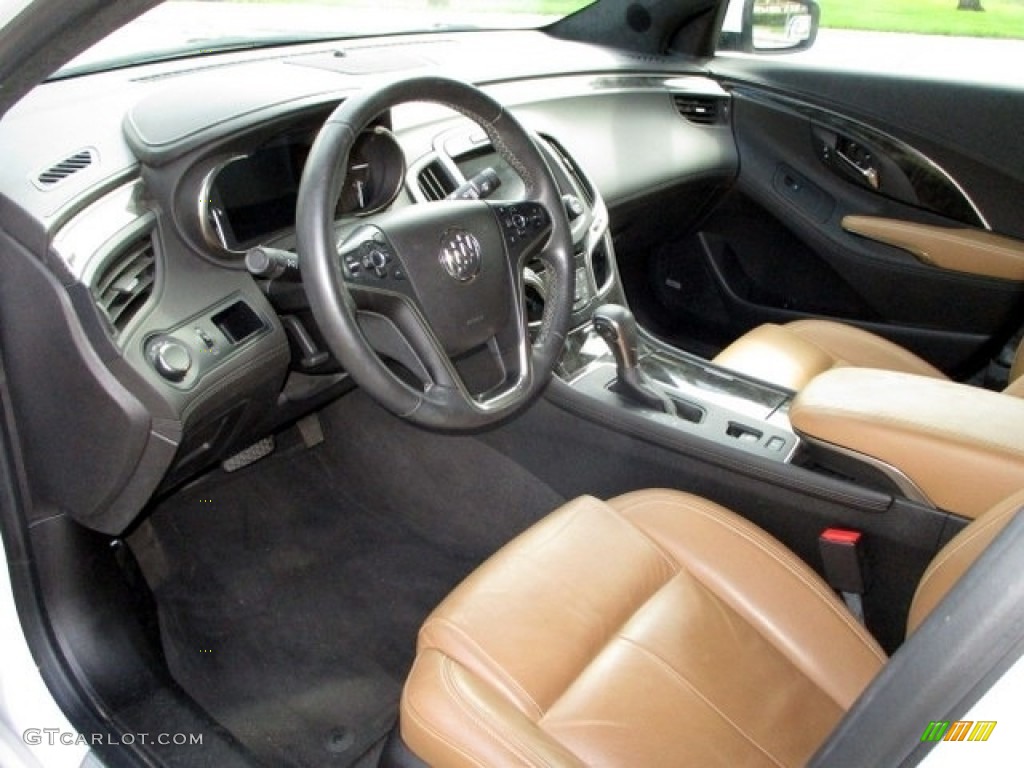 Choccochino/Ebony Interior 2015 Buick LaCrosse Leather Photo #144640419
