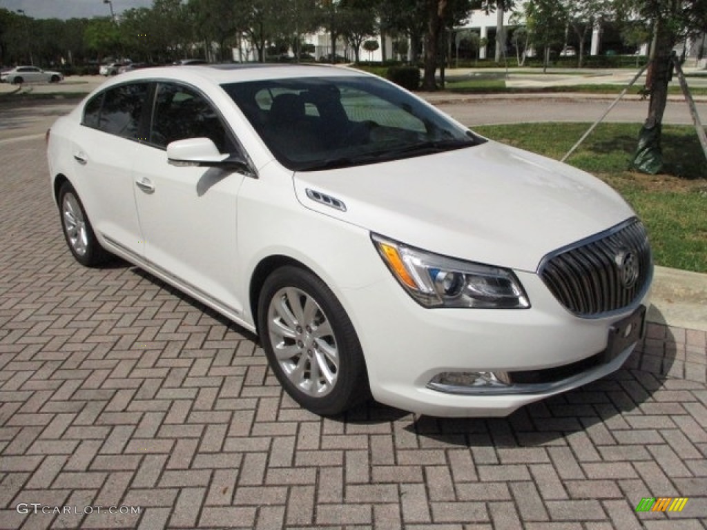 White Frost Tricoat 2015 Buick LaCrosse Leather Exterior Photo #144640434