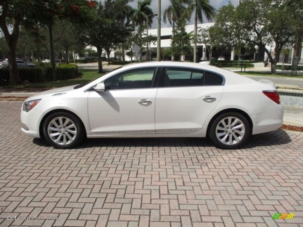 White Frost Tricoat 2015 Buick LaCrosse Leather Exterior Photo #144640980