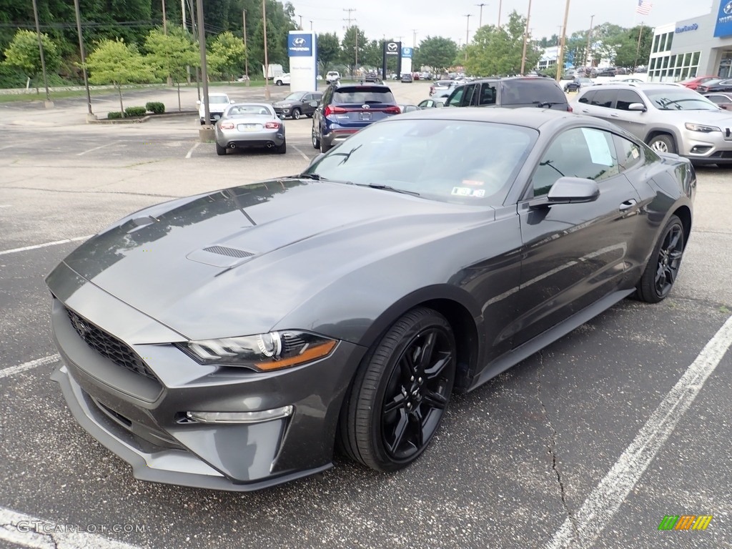 2019 Mustang EcoBoost Fastback - Magnetic / Ebony photo #1