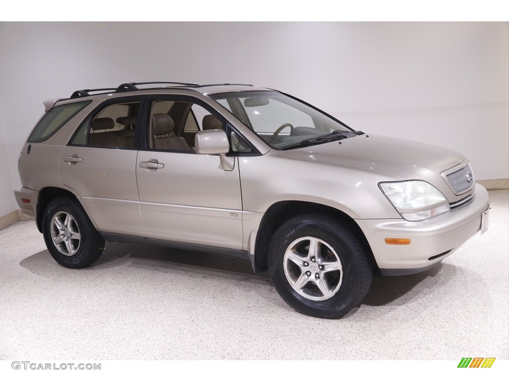2002 RX 300 AWD - Burnished Gold Metallic / Ivory photo #1