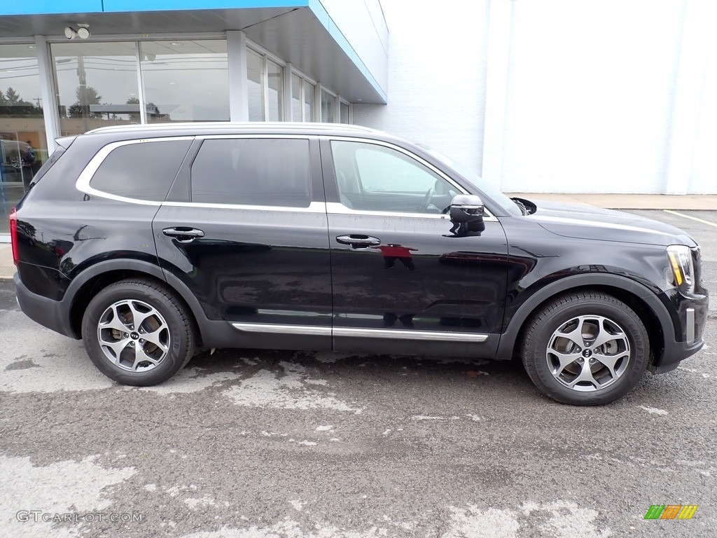 2020 Telluride EX AWD - Ebony Black / Black photo #2