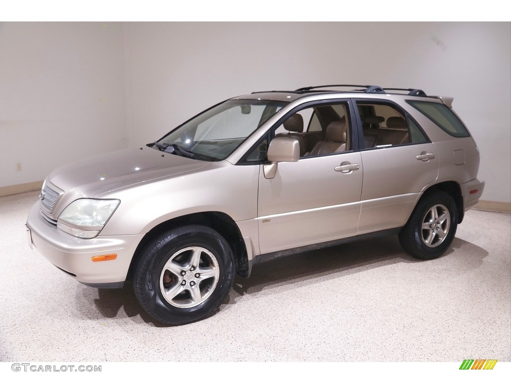 2002 RX 300 AWD - Burnished Gold Metallic / Ivory photo #3