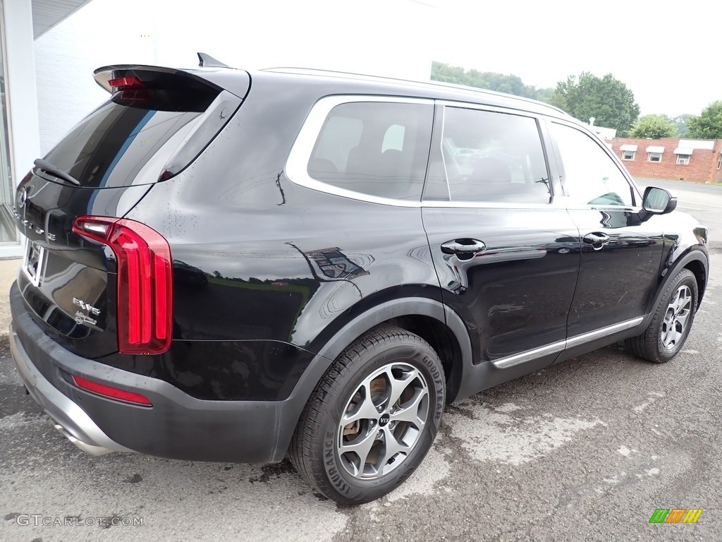 2020 Telluride EX AWD - Ebony Black / Black photo #3