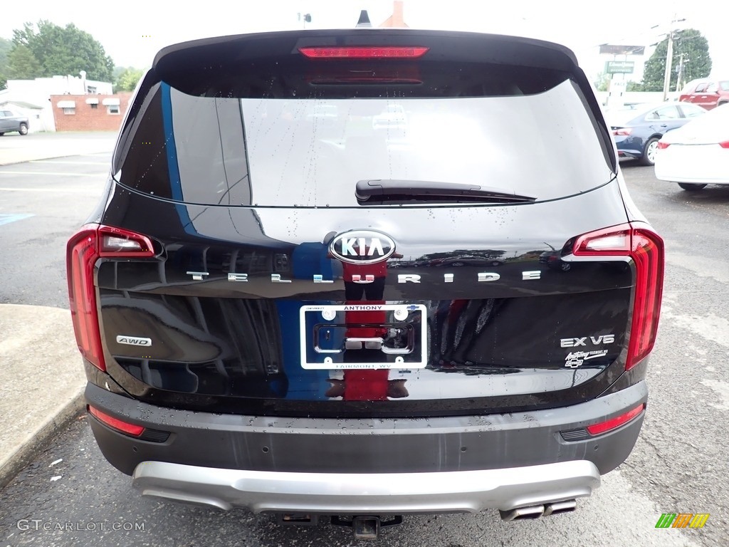 2020 Telluride EX AWD - Ebony Black / Black photo #4