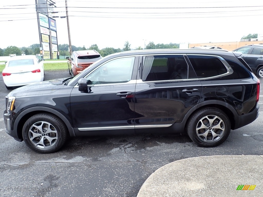 2020 Telluride EX AWD - Ebony Black / Black photo #6