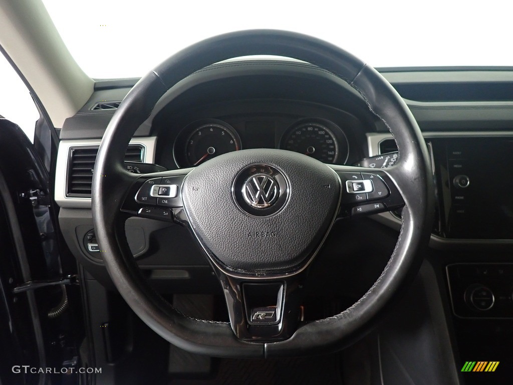 2018 Volkswagen Atlas SEL 4Motion Titan Black Steering Wheel Photo #144642218