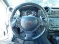 Black Leather/Synthetic Suede 2014 Nissan GT-R Premium Steering Wheel