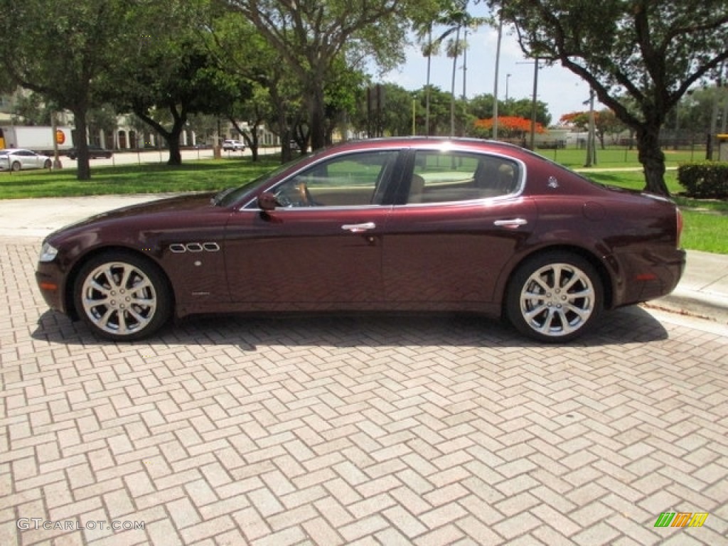 Bordeaux Pontevecchio (Dark Red Metallic) 2007 Maserati Quattroporte Sport GT Exterior Photo #144642434