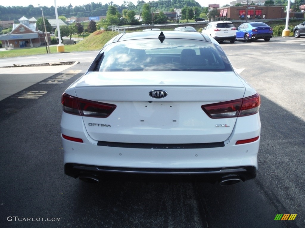 2019 Optima SX - Snow White Pearl / Brown photo #10