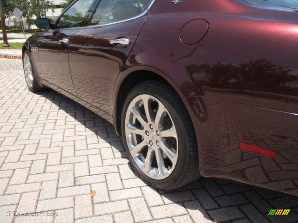 2007 Quattroporte Sport GT - Bordeaux Pontevecchio (Dark Red Metallic) / Cuoio photo #23