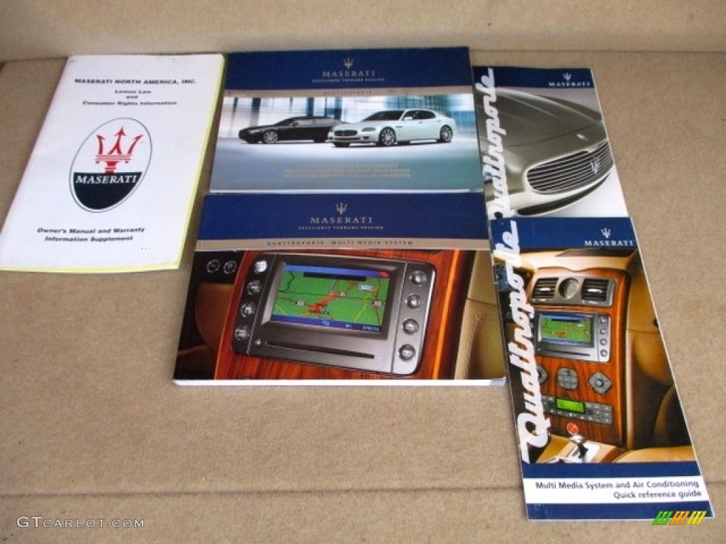 2007 Maserati Quattroporte Sport GT Books/Manuals Photo #144642905