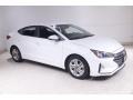 Quartz White Pearl 2020 Hyundai Elantra Limited