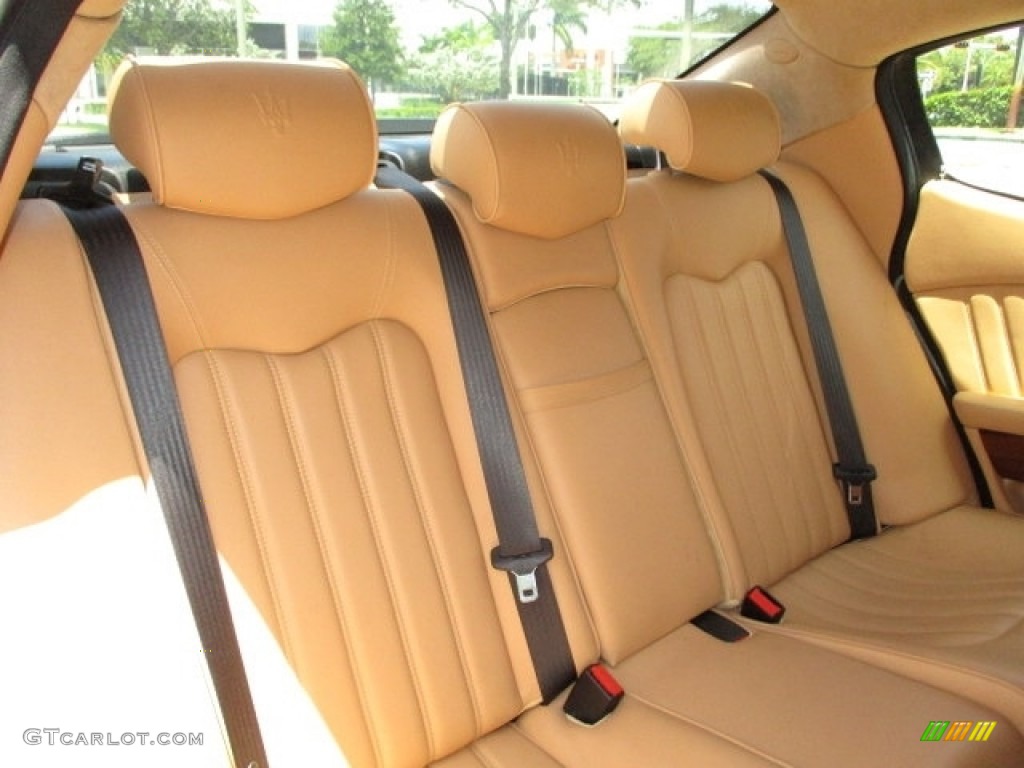 2007 Maserati Quattroporte Sport GT Rear Seat Photo #144643214