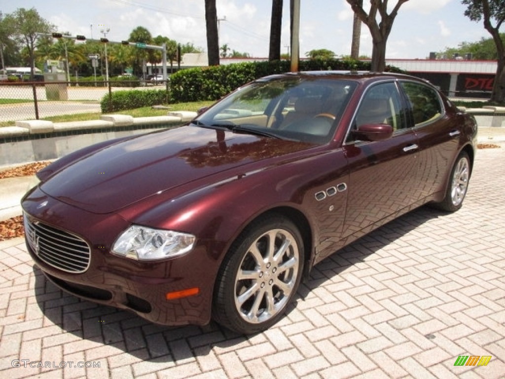 Bordeaux Pontevecchio (Dark Red Metallic) 2007 Maserati Quattroporte Sport GT Exterior Photo #144643619