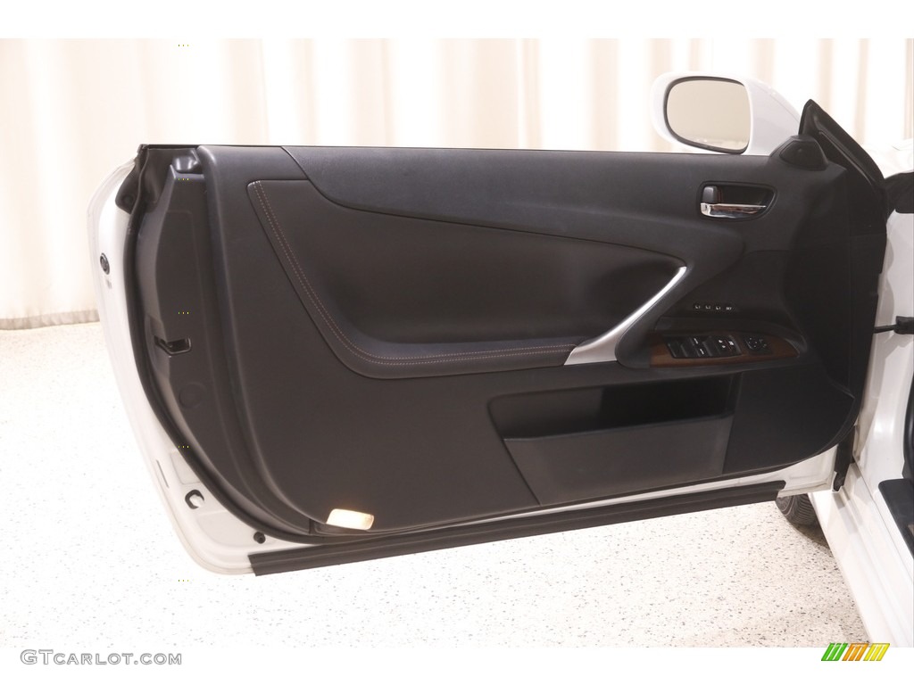 2012 Lexus IS 350 C Convertible Saddle Tan Door Panel Photo #144643964