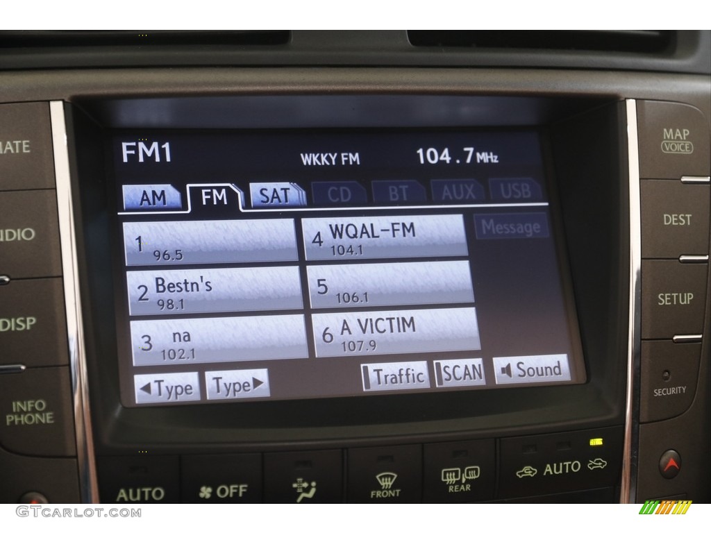 2012 Lexus IS 350 C Convertible Audio System Photos