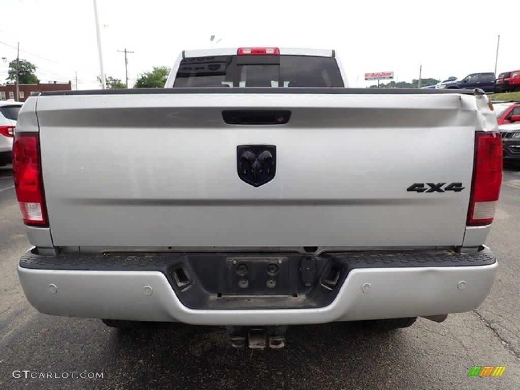 2018 2500 Big Horn Mega Cab 4x4 - Bright Silver Metallic / Black photo #4
