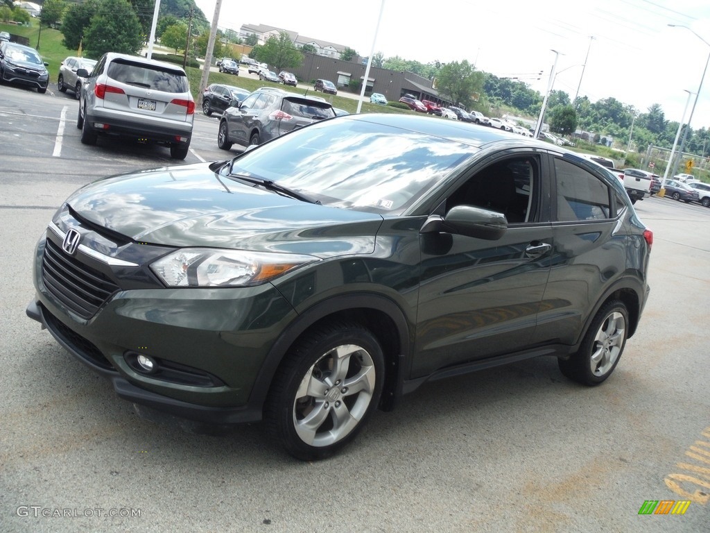 2017 HR-V EX AWD - Misty Green Pearl / Black photo #5