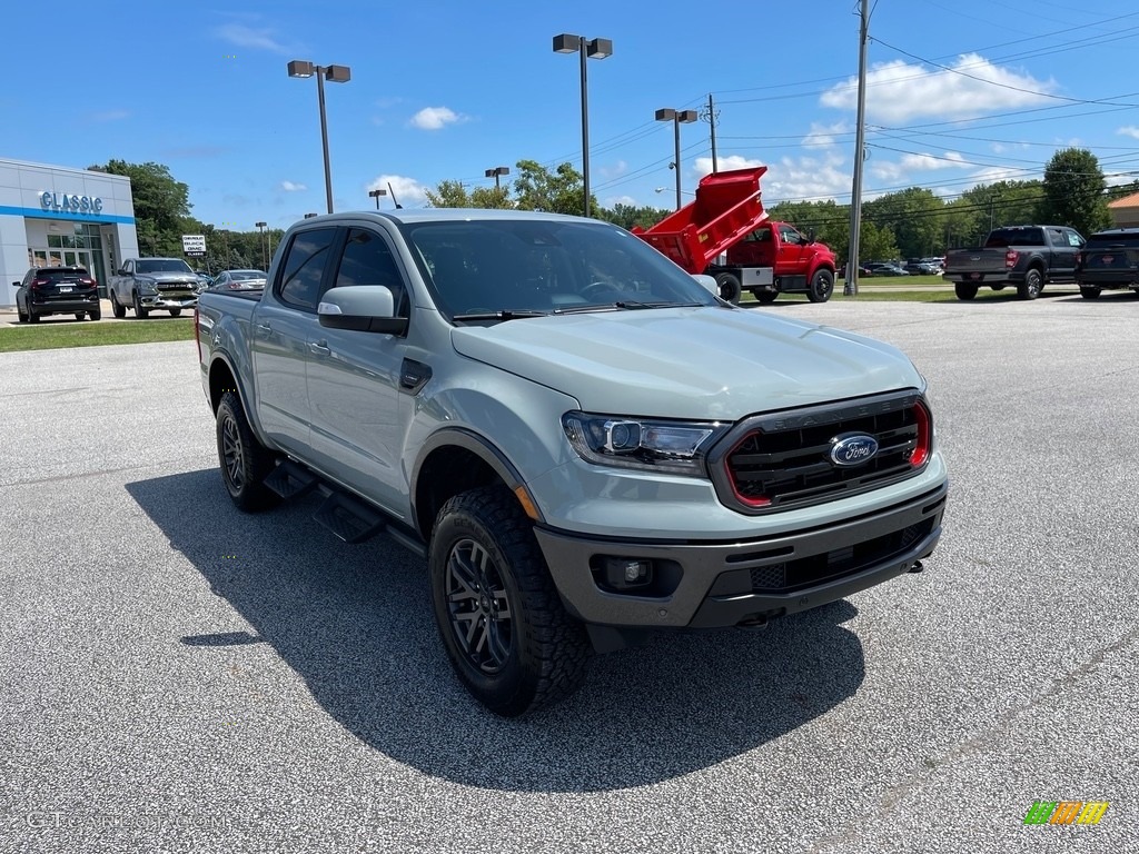 Cactus Gray Metallic 2021 Ford Ranger Lariat SuperCrew 4x4 Exterior Photo #144645416