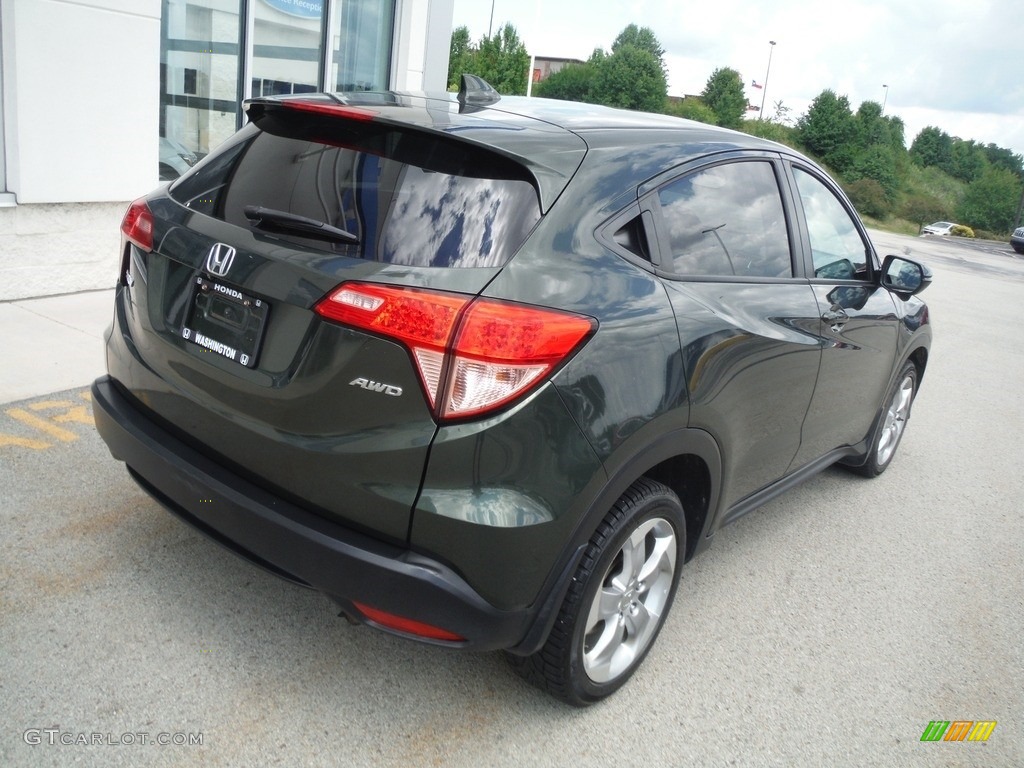 2017 HR-V EX AWD - Misty Green Pearl / Black photo #9