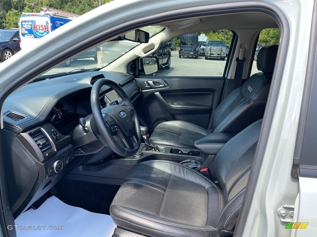 Ebony Interior 2021 Ford Ranger Lariat SuperCrew 4x4 Photo #144645596