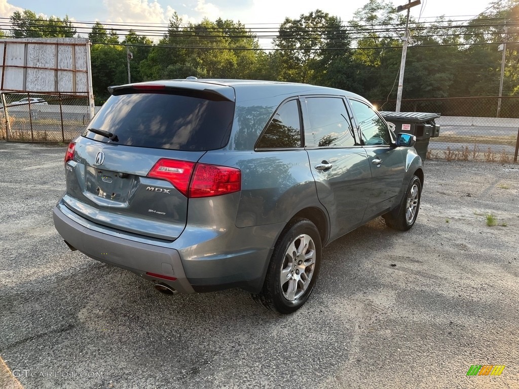 2007 MDX Technology - Steel Blue Metallic / Taupe photo #12