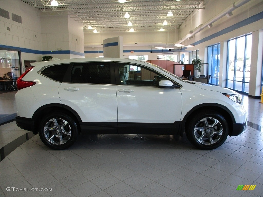 2019 CR-V EX-L AWD - Platinum White Pearl / Gray photo #4