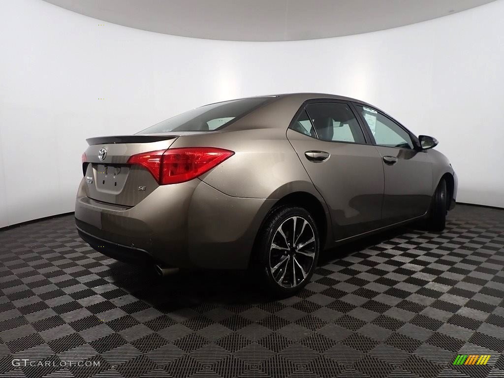 2019 Corolla SE - Falcon Gray metallic / Black photo #16
