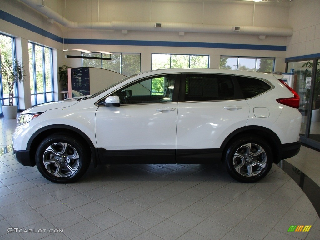 2019 CR-V EX-L AWD - Platinum White Pearl / Gray photo #10